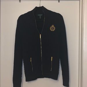 LAUREN RALPH LAUREN Womens Sweater Jacket